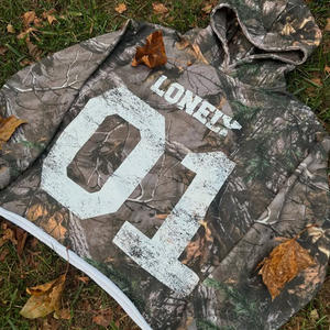 Sudadera con Capucha de Camuflaje para Hombre, Ropa de Calle, Moda, Ropa de Alta Calidad, Sudadera Informal de Punto Tejido, Ropa para Hombre - Product Image 2