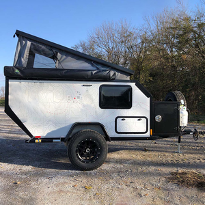 Mini caravane pliante hybride tout-terrain nouvelle génération avec toit relevable, conforme aux normes australiennes, camping-car, toilettes, suspension indépendante - Product Image 2