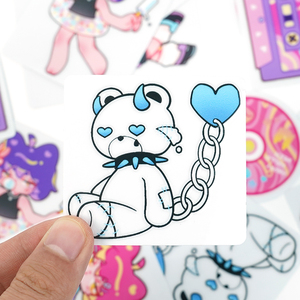 Vograce Tùy Chỉnh In Ấn Phim Hoạt Hình Nước Bằng Chứng Dễ Thương Phim Hoạt Hình In Vinyl Chuyển Sticker Tấm - Product Image 3