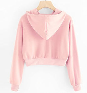 Sweat à capuche brodé personnalisé pour femmes pull à manches longues sweat-shirt en coton et polyester pour les sports d'automne et d'hiver - Product Image 3