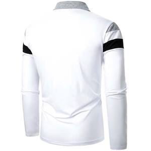 Último diseño sólido todo color 100% algodón hombres para polo hecho a medida cuello transpirable último lanzamiento de adultos en venta - Product Image 2