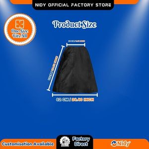 Nidy ชุดกาวน์แบบใช้แล้วทิ้งสีดำนุ่มน้ำหนักเบาใช้ครั้งเดียวสำหรับใช้ในโรงแรมโรงแรมที่พักขนส่งเลานจ์ความงามการดูแลส่วนบุคคล - Product Image 3