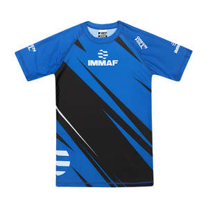 Rashguard Green Hill approuvé IMMAF, anti-UV et protection UV, t-shirt de compression à manches courtes, UPF 50, nylon - Product Image 5