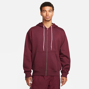 Sweat à capuche pour homme avec broderie personnalisée, pull lourd avec ourlet côtelé et manches longues pour un style streetwear - Product Image 1