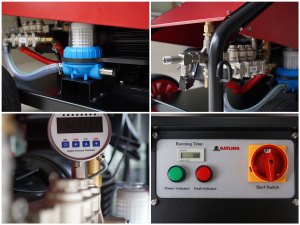 Nettoyeur à pression industriel 22KW 500bar 7250psi pour navires, coquilles et peinture marine, haute performance pour décapage de calamine - Product Image 2