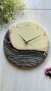 FONCTIONNALITÉ Horloge murale en résine époxy Résine époxy Salon meilleur qulatiye Meubles Décor à la maison Horloge murale personnalisée meilleur - Product Image 6