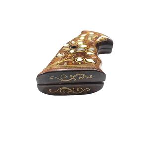 Smith Wesson compatibile K, L, N telaio madreperla intarsio in legno impugnatura Mod24