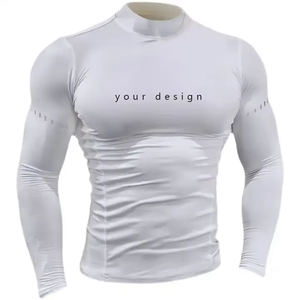 Hot Selling MMA Rash Guard Sportwear High Quality MMA Rash Guard Spandex <b>Polyester</b> MMA Rash Guard - Product Image 1