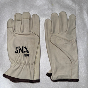 Guantes de seguridad de cuero de grano de vaca suave de la mejor calidad, guantes industriales para conductores, conductores de seguridad, protección cómoda para las manos, trabajo - Product Image 1