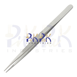 Pince à épiler diamant pointe fine longueur totale 160mm en acier inoxydable fabrication de bijoux bricolage artisanat pince à épiler - Product Image 5