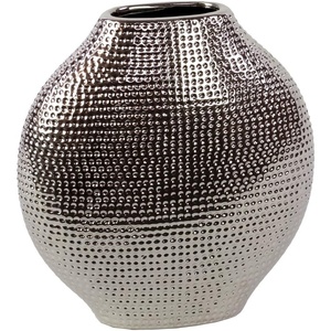 Vase en fer nickelé fabriqué à la main décor en métal intemporel Vase à fleurs personnalisable Vase élégant personnalisé pour la maison et le bureau - Product Image 4