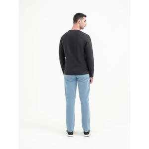 Pantalon en jean décontracté MALIN coupe droite avec rivets, jambe large, pour automne/hiver, disponible en couleurs claires/foncées, taille mi-haute - Product Image 5