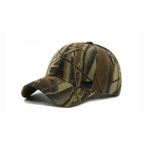 Professional Manufacturer's Jungle Print Classic Baseball Cap Curved Edge Camouflaged Design for Outdoor Sports Cycling Factory - Product Image 1