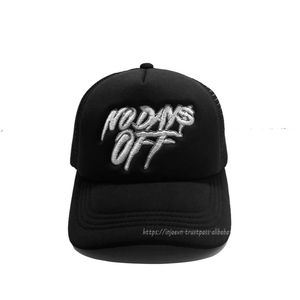 Sombreros de camionero de espuma de Golf/ciclismo de 5 paneles de alta calidad, malla ajustable, espalda sin día, bordado gris, lona de moda para exteriores - Product Image 1