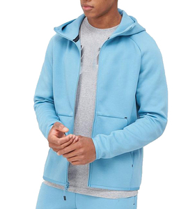 Sudaderas con Capucha para Hombre de Algodón de la Mejor Calidad, Transpirables, con Cierre, Diseño Nuevo y Elegante, Color Liso, Fabricación al por Mayor - Product Image 1