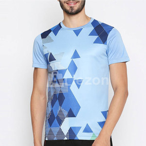 Ropa de verano para hombre, camisetas de sublimación de manga corta, cuello redondo, camisetas de sublimación recién llegadas - Product Image 1