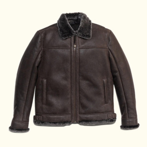 Premium Leather Pilot Bomber <b>Jacket</b> Custom Made <b>For</b> <b>Men</b> With Options To Personalize Style & Fit <b>For</b> Winter & Outdoor Activities - Product Image 1