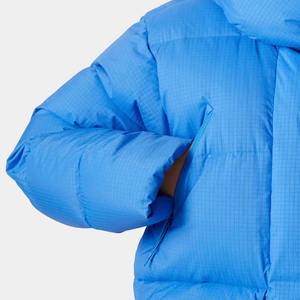 Venta caliente Ultra Blue OEM Mujeres Inspire Puffer Down Jacket Capucha ajustable y Puffer acolchado Mujeres Bubble Winter Down Jacket - Product Image 5