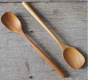Cuillère en bois de qualité supérieure au meilleur prix cuillère en bois outil de cuisine nouveautés ustensile de cuisine thé riz cuillère à soupe avec taille personnalisée - Product Image 4