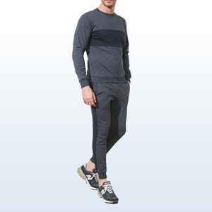 OEM Custom Men's Gym Sportswear Fleece Tech Two-Piece <b>Jogging</b> Suits with Logo Plain Striped Plus Size Track Suits Set - Product Image 1