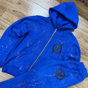 Fabricación Profesional de Chándales Urbanos para Hombre, Transpirables y Cómodos, Chándales Personalizados con Cremallera y Lavado Ácido para Hombre - Product Image 4