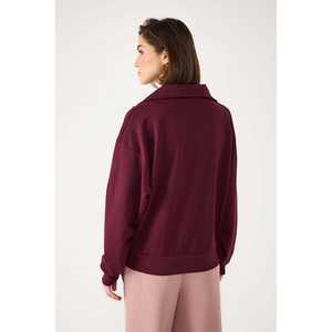 Sudadera Modal con Media Cremallera - Product Image 5