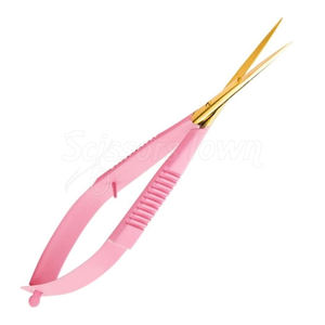 Ciseaux de ressort de sourcil d'acier inoxydable de salon professionnel pour le soin de sourcil de précision et l'outil de toilettage de cheveux fins - Product Image 4