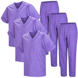 Hospital Uniform Nurse Medical Summer Hospital Scrubs Top for Men Hot Sale Customized Summer Nurse Hospital Uniform - Product Image 2