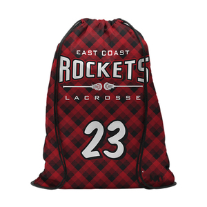 Wholesale Unisex Custom Logo Gym Sport <b>Bag</b> Fashionable <b>Waterproof</b> Nylon Outdoor <b>Drawstring</b> Backpack Zipper Anti-Theft Feature - Product Image 3