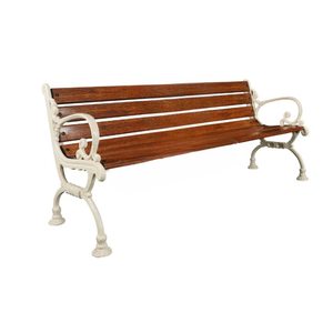 Industrial cast iron & wooden garden <b>bench</b> for home hotel garden outside park seating patio <b>bench</b> outdoor and <b>indoor</b> furniture - Product Image 1