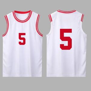 Maillot d'uniforme de basket-ball sur mesure vêtements de sport équipe maille tissu gilets OEM t-shirt solide pour maillot de sublimation de grande taille - Product Image 6