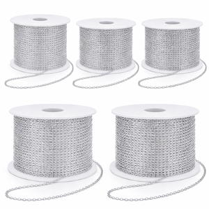 925 Sterling Silver <b>Cable</b> Chain 1.5mm Jewelry Findings Sold Per Inch - Product Image 3