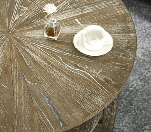 Meubles de table centrale élégants de luxe finition noyer table basse en bois moderne pour le salon - Product Image 6