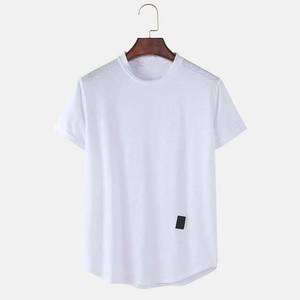 Top haute qualité à manches courtes personnalisé hommes entraînement séchage rapide haute rue Style surdimensionné vêtements d'été O cou coton t-shirts hommes - Product Image 6