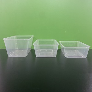 Descuento de Navidad, Libre de BPA, Nuevas Ideas de Productos 2026, Envase de Plástico Rectangular Desechable de 650/750 ml para Alimentos con Tapas Transparentes - Product Image 2