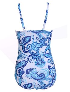 Women's One Piece Lap Racing Sports Swimwear Swimsuit Printed Race Back Beach Wear Bathing Suits Plain - Product Image 6