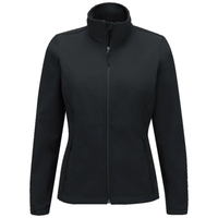 Veste matelassée en softshell pour femme, élégante et professionnelle, respirante, écologique, imperméable, coupe-vent, avec poignets ajustables, en nylon