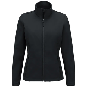 Beautiful Women's Office Wear Quilted Soft-<b>shell</b> Jacket Nylon Waterproof Windproof Adjustable Cuffs Zipper Closure Pockets Low - Product Image 1