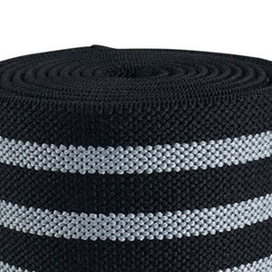 Power Lifting Levantamiento de pesas Rodilleras entrenamiento para soporte Oem personalizado Entrenamiento de gimnasia Envoltura elástica para rodilleras personalizadas - Product Image 5