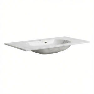 90 cm Built-In Recomposed Marble Sink with Hole Premium <b>Basins</b> Product - Product Image 3