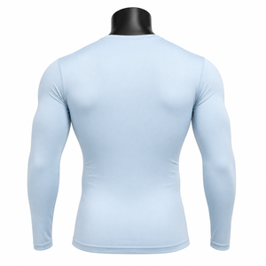 Custom Men’s Compression Shirt <b>Long</b> <b>Sleeve</b> Quick Dry Gym Fitness Tight <b>Base</b> <b>Layer</b> Activewear OEM ODM - Product Image 2