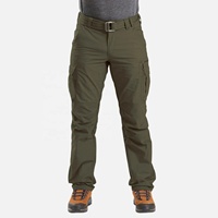 Pantalon cargo tactique pour homme, respirant, coupe droite, extensible, anti-déchirure, style streetwear décontracté, design color block, fermeture éclair
