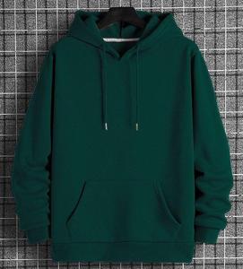 Sweat à capuche en polaire de qualité pour homme, décontracté, hiver, respirant, couleur unie, streetwear, vente, logo personnalisé, vente en gros d'usine, XS XL - Product Image 3
