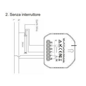 Modulo interruttore WiFi 220V 2A per tapparelle, tende e persiane, compatibile con Alexa e Google Home-Lighting/ - Product Image 3