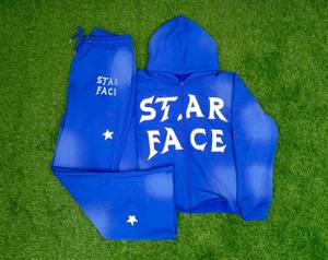 Fabricante de Ropa Deportiva Personalizada, Chándal Estilo Vintage Lavado Ácido, 500 GSM, Algodón, Trajes Deportivos para Hombre, Apliques Bordados - Product Image 1