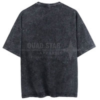 T-shirts personnalisés en gros avec logo, col rond, délavés à l'acide, 100 % coton, respirants, coupe ample, haute qualité