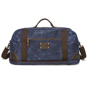 Sac de voyage en cuir et toile Duffel durable avec matériel de qualité supérieure LCTB-0096 à bagages de grande capacité pour le week-end et la nuit - Product Image 1
