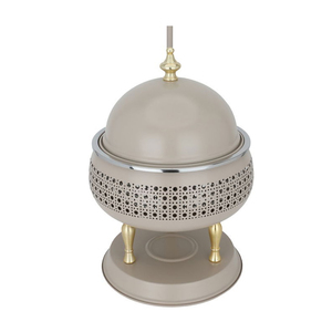 Mini plat de table doré et gris pour hôtel et restaurant avec couvercles 2 litres/3 litres/4 litres - Product Image 4