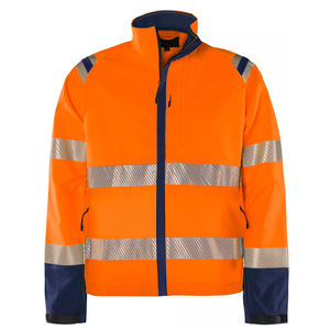 Wholesale Direct Factory Available Reflector Hi-vis <b>Safety</b> Softshell Jacket Construction - Product Image 6