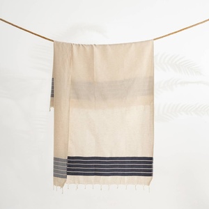 Leichte Strandtücher als Firmengeschenke oder Brautgeschenke in Marineblau - Product Image 1